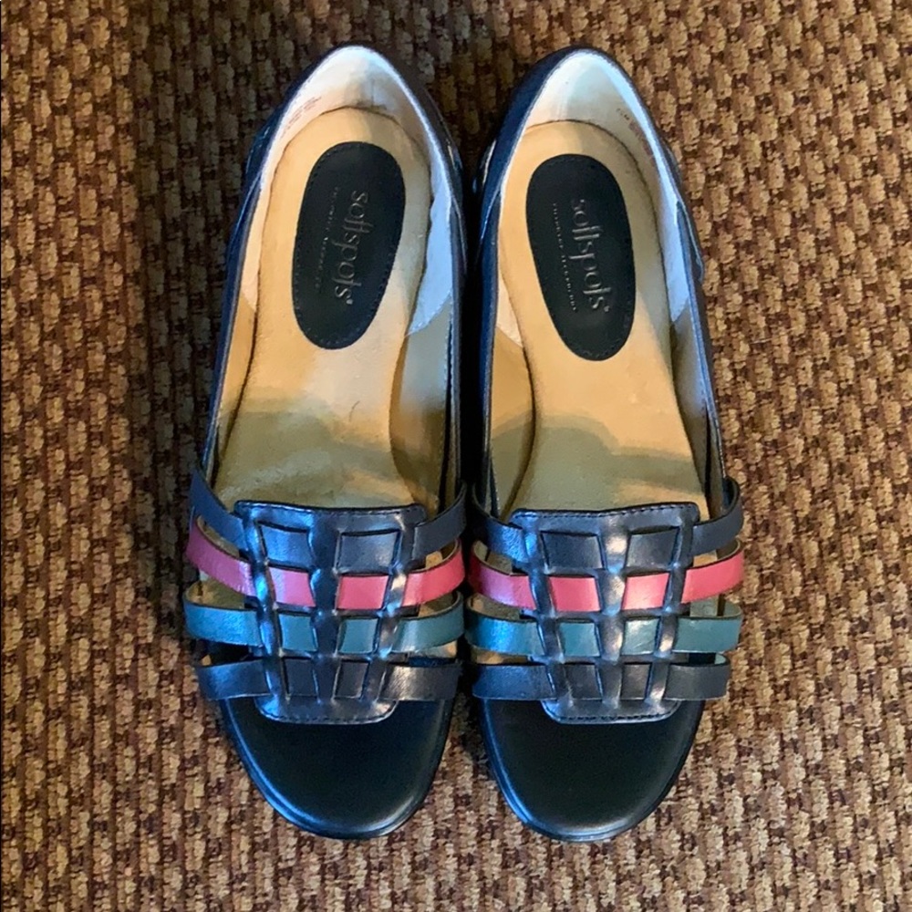 Softspots Hugh Blue Multi Sandals